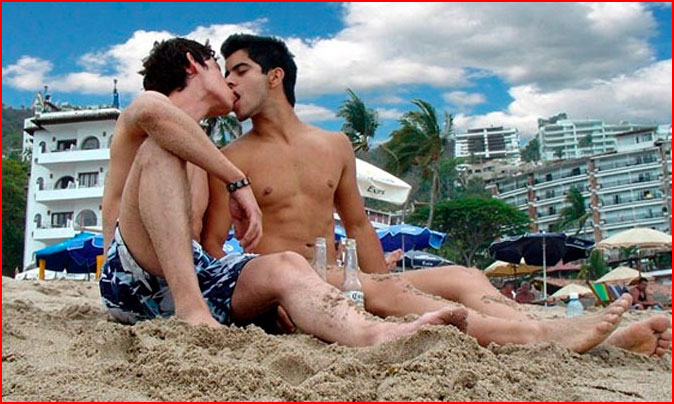 נשיקה על החוף