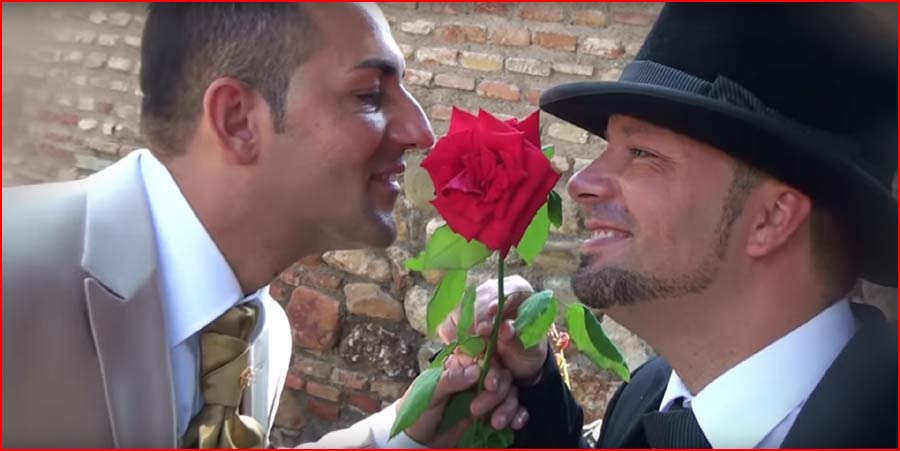 טקס נישואין גאה בספרד (וידאו)