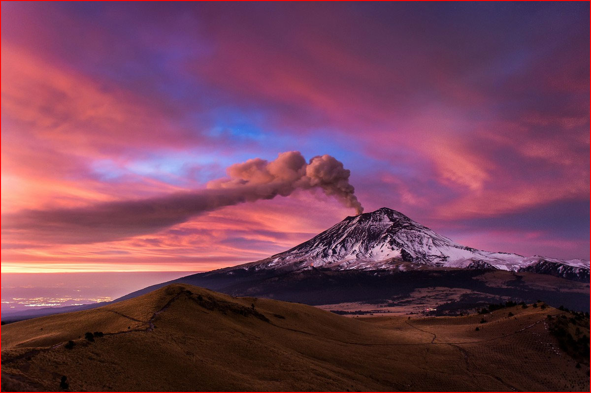 תמונות מדהימות של הרי געש מאת אריק גומז טוצ’ימני