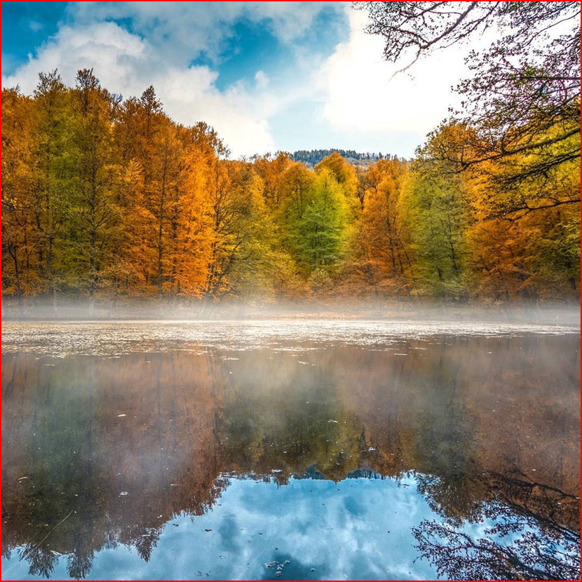 סתיו בתמונות של קומה צ&rsquo;וויק מטורקיה