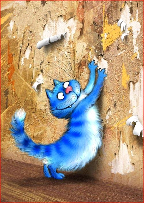 חתולים כחולים של אירינה זניוק מבלרוס