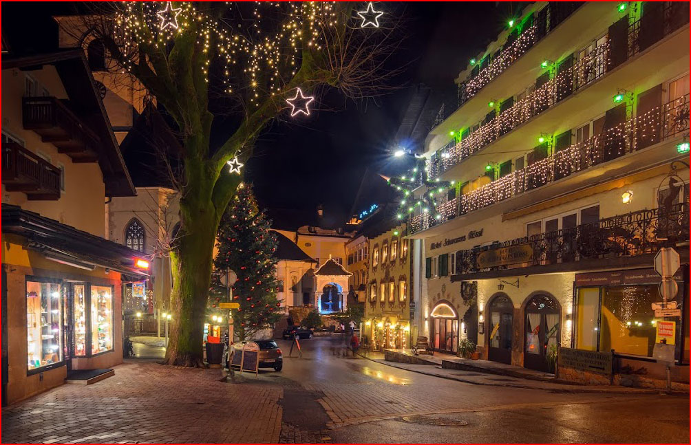 אורות חגיגיים בסנט גילגן, אוסטריה